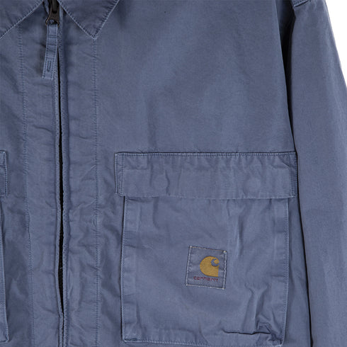 Carhartt WIP Kenard Shirt Jacket Storm Blue Garment Dyed I030791_0WA_GD Degli Uberti